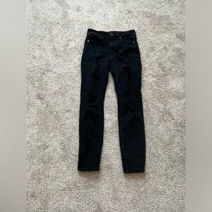 Black Aeropostale Skinny Jeans - size 2 short